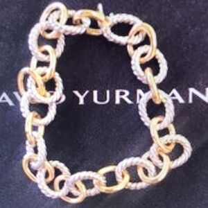 DavidYurman Gold and Silver Chain Bracelet